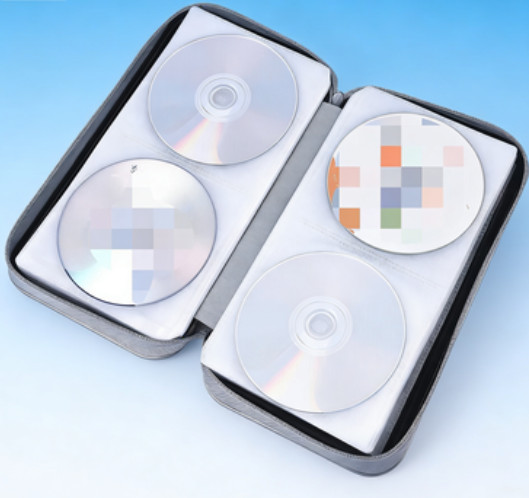 Black 96-Disc CD/DVD Storage Case