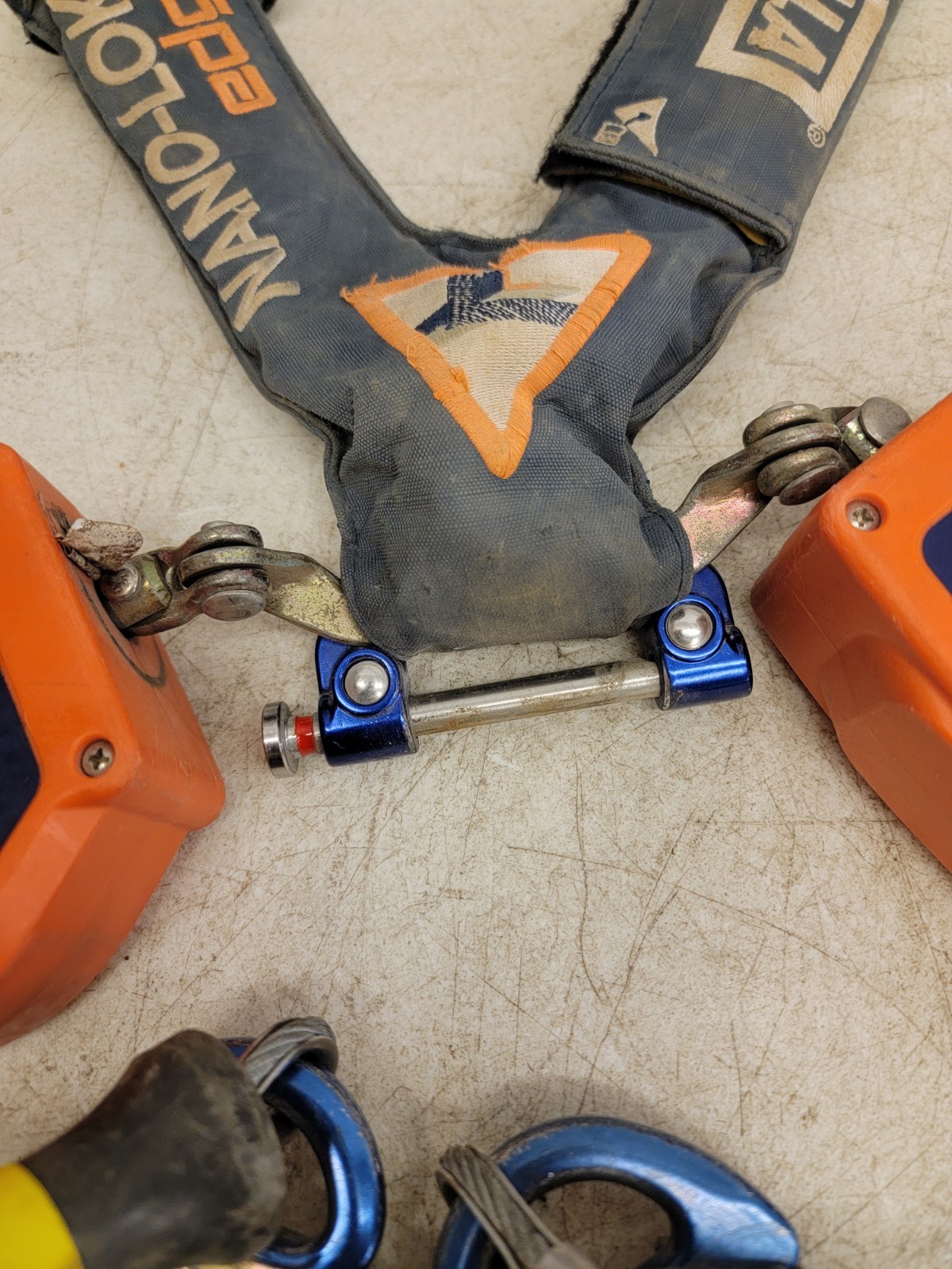 3M DBI SALA NANO-LOK 8' EDGE 3500231 DUAL LEG SELF RETRACTING LIFELINE LANYARD👁