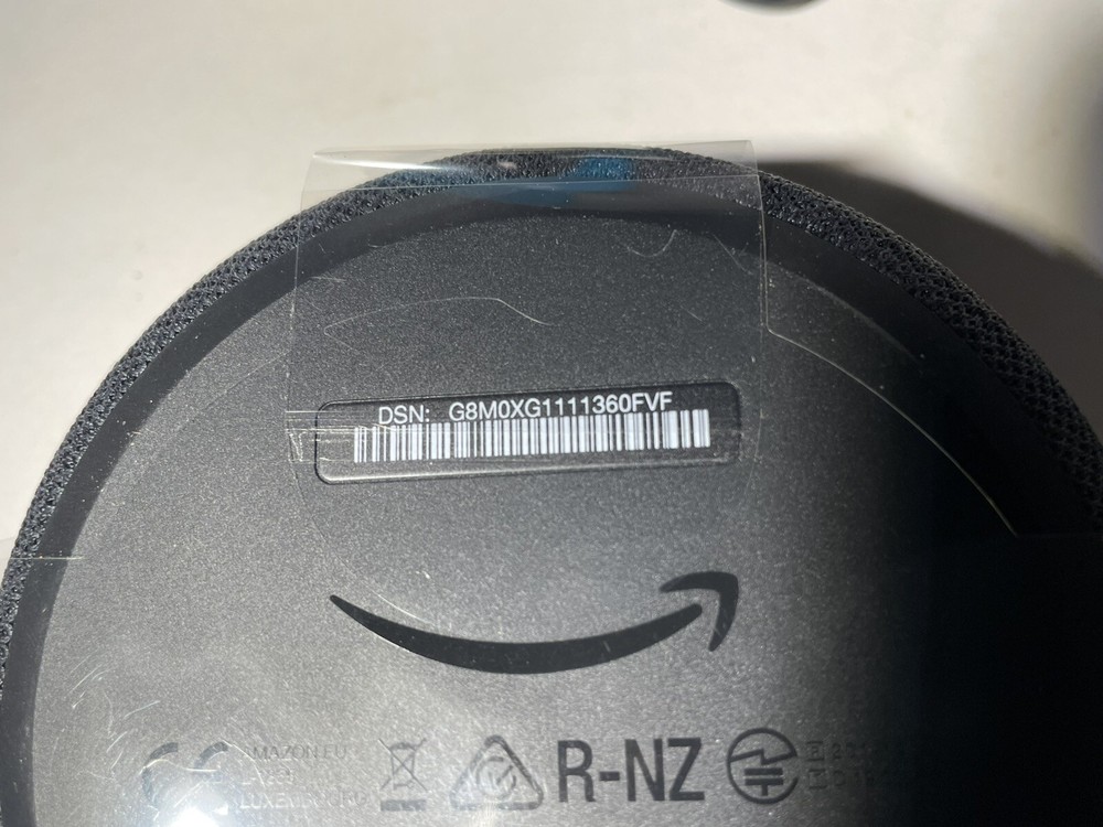 Amazon Echo Dot (3rd Generation) Smart Speaker - Charcoal NOB