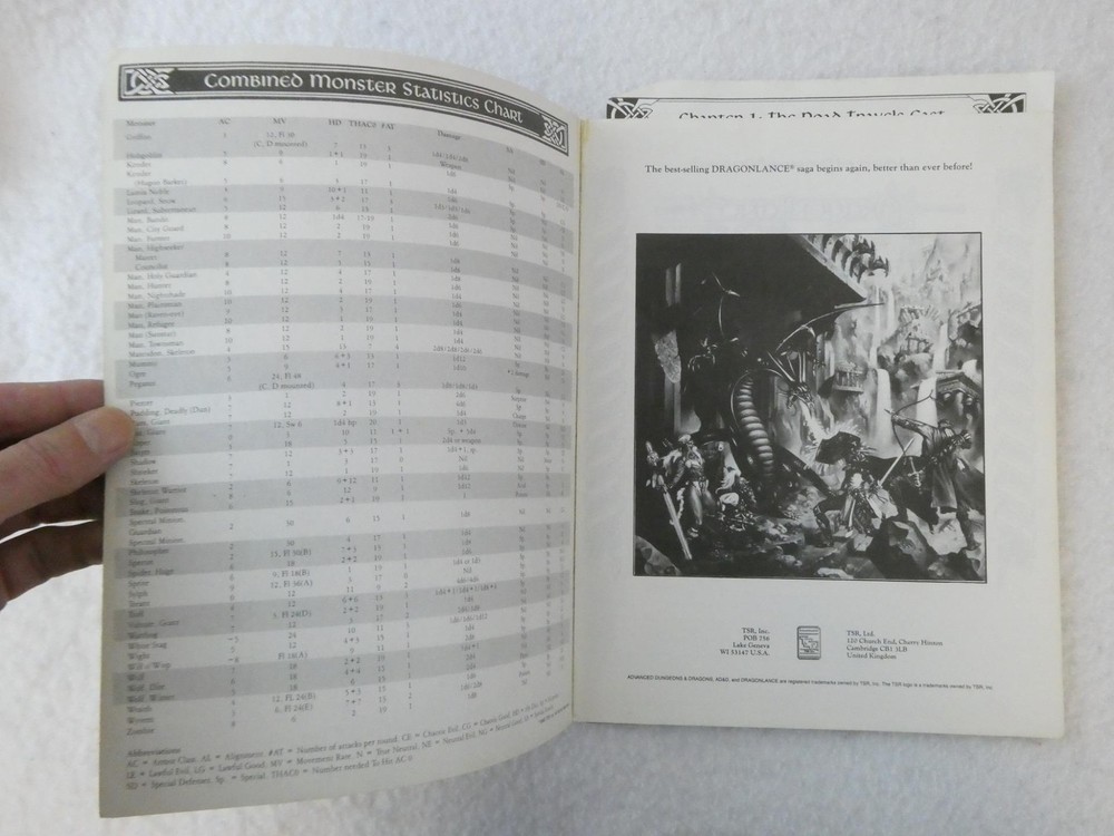 DRAGONLANCE CLASSICS VOLUME I 1991 TSR
