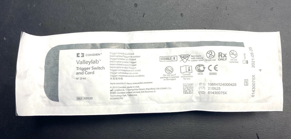 Valleylab Trigger Switch and Cord E0502