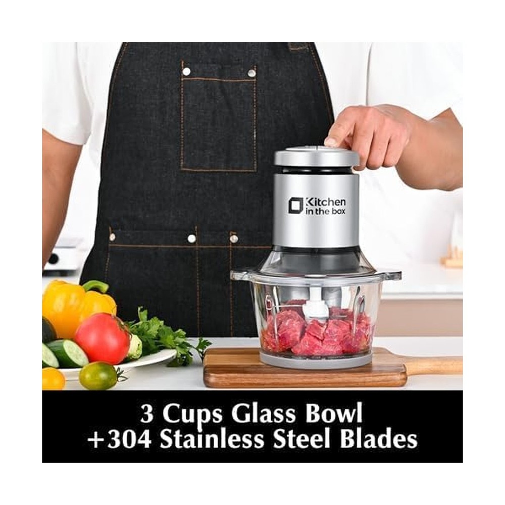 Kitchen in the box Mini Food Processor, Electric Meat Grinder & Foo... Fast Ship