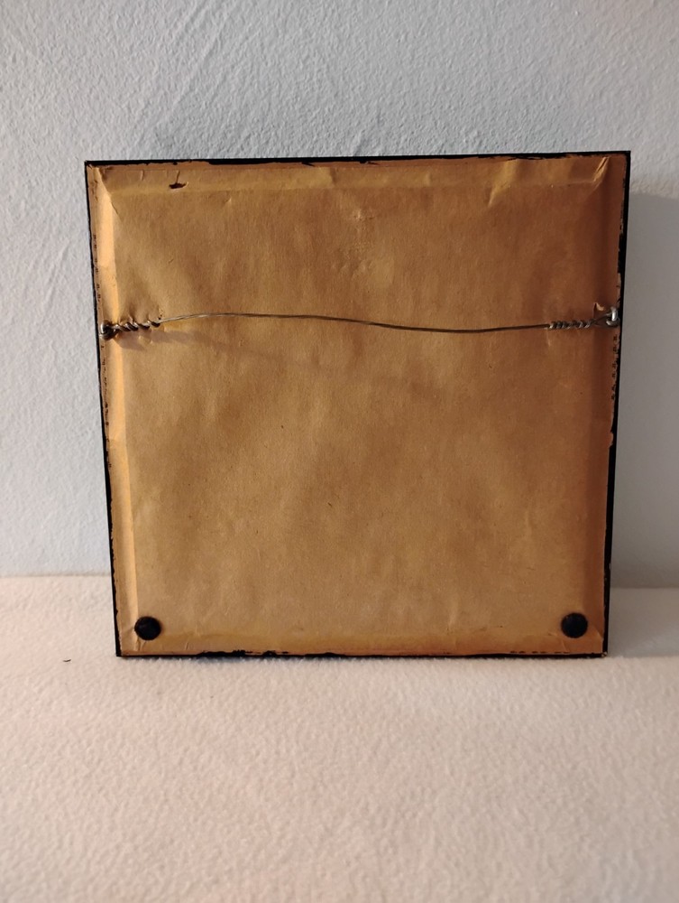 Nicely Framed Silver Plated Tea Pot.Small Wall Art.