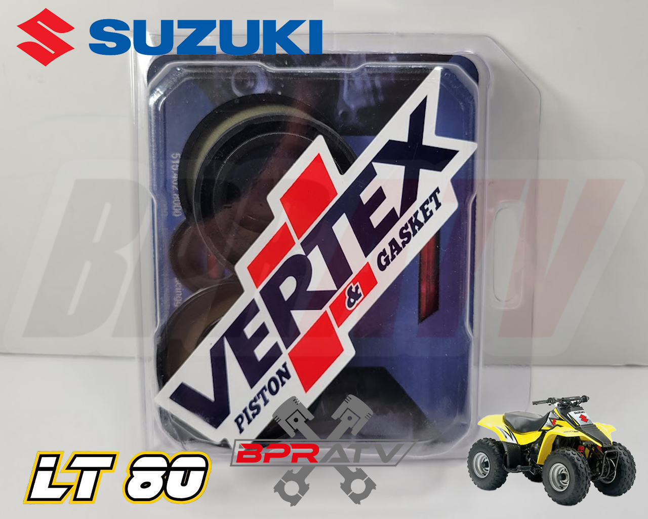 Suzuki LT80 LT 80 SKF OEM Upgrade Crankshaft Crank Main Bearings & Oil Seal Kit