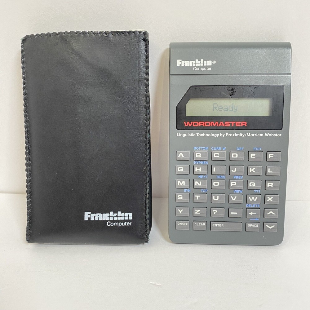 🔥Franklin Wordmaster 🔥💻WM-1200 Dictionary, Spell Checker, Thesaurus