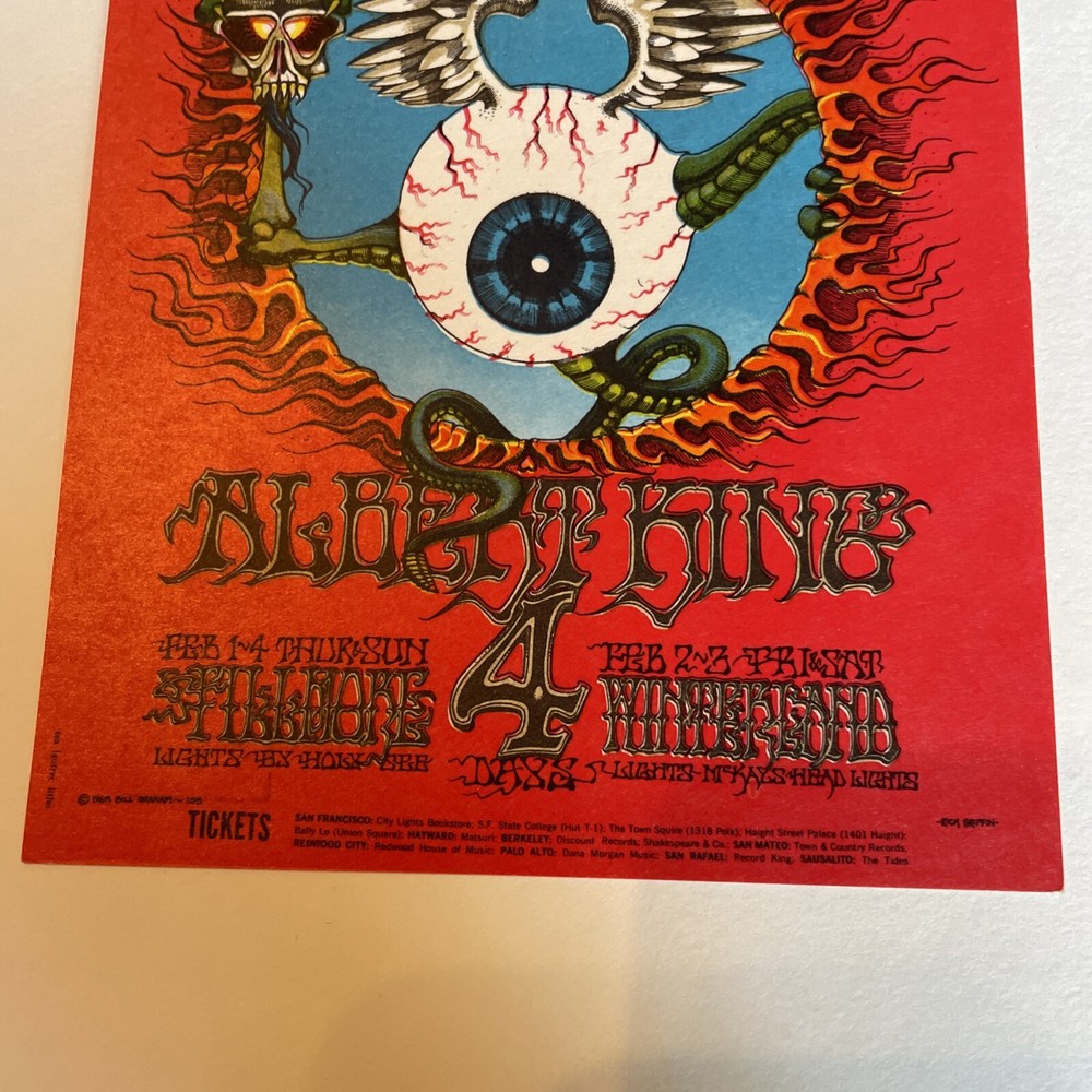 BG #105 Jimi Hendrix Experience John Mayall Postcard
