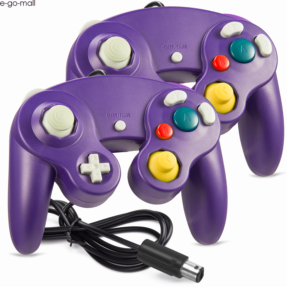 2 Pack Wired Gamecube Controller for Switch Wii U PC(need adapter) GameCube