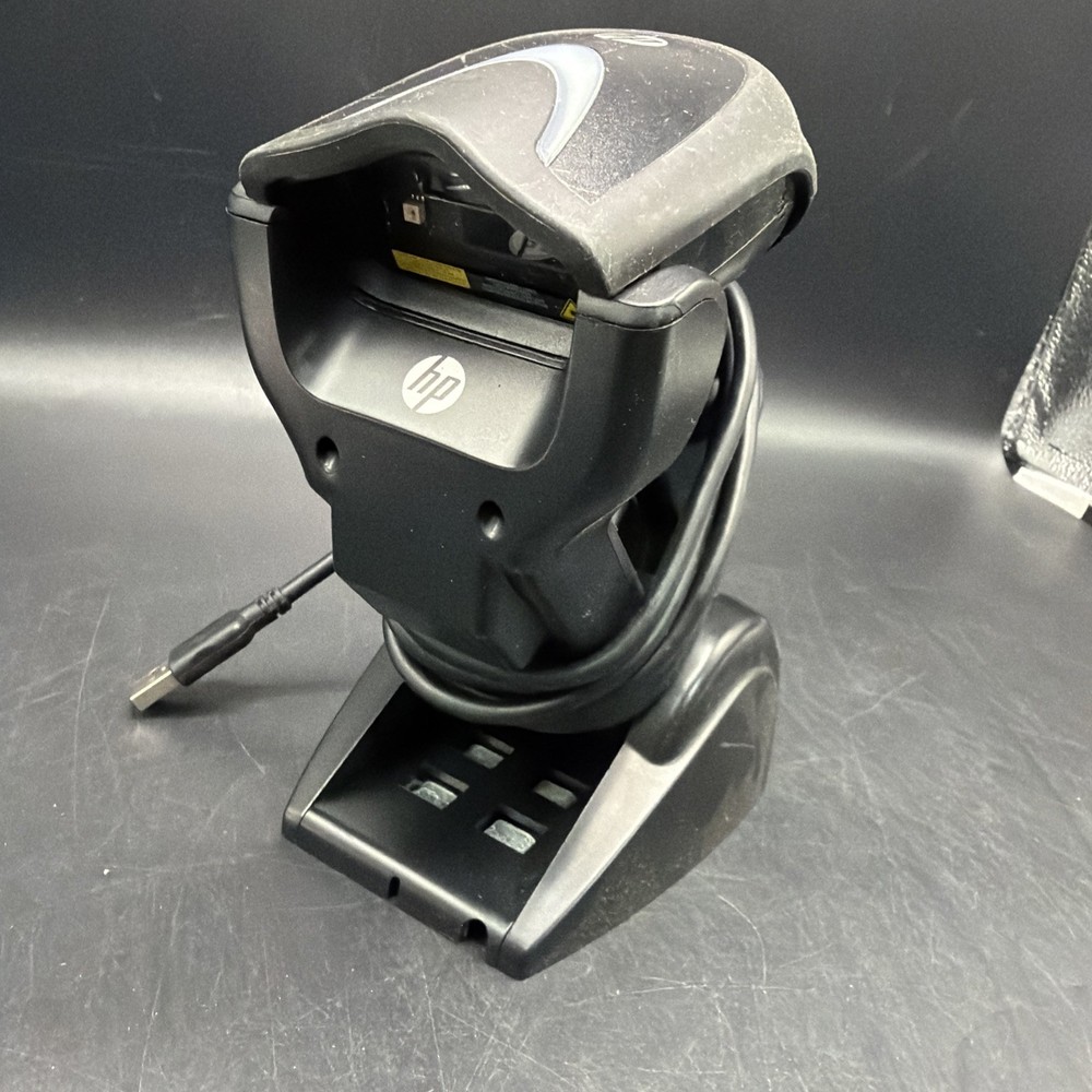 HP HP4400W Wireless Barcode Scanner,w/Charging Base & USB Cable *FOR PARTS*
