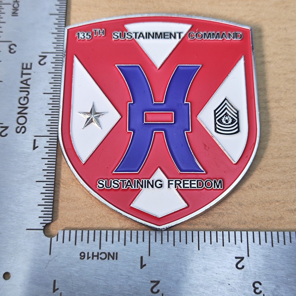 135th Sustainment Command Challenge Coin
