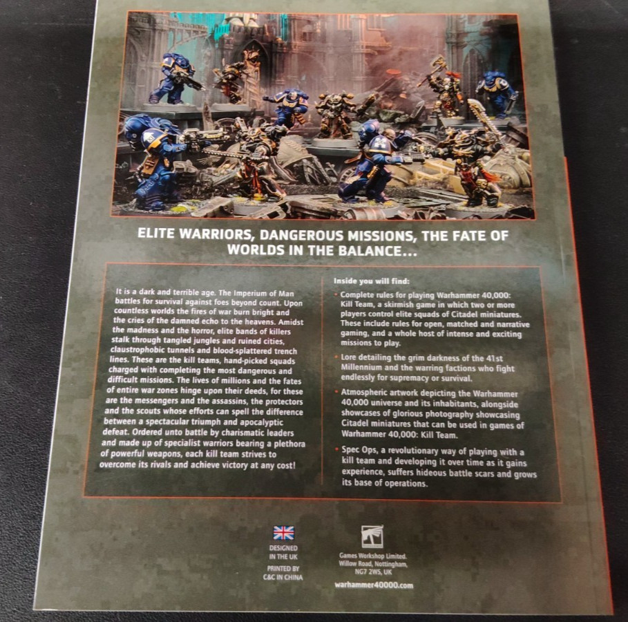 Warhammer 40K Kill Team Core Book 2021 PB