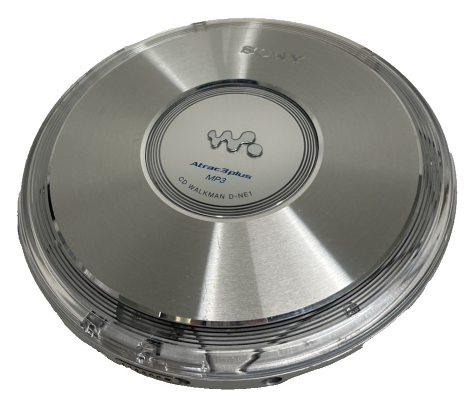 Sony D-NE1 ATRAC3 Plus MP3 CD Walkman Silver Portable Player B1 *read