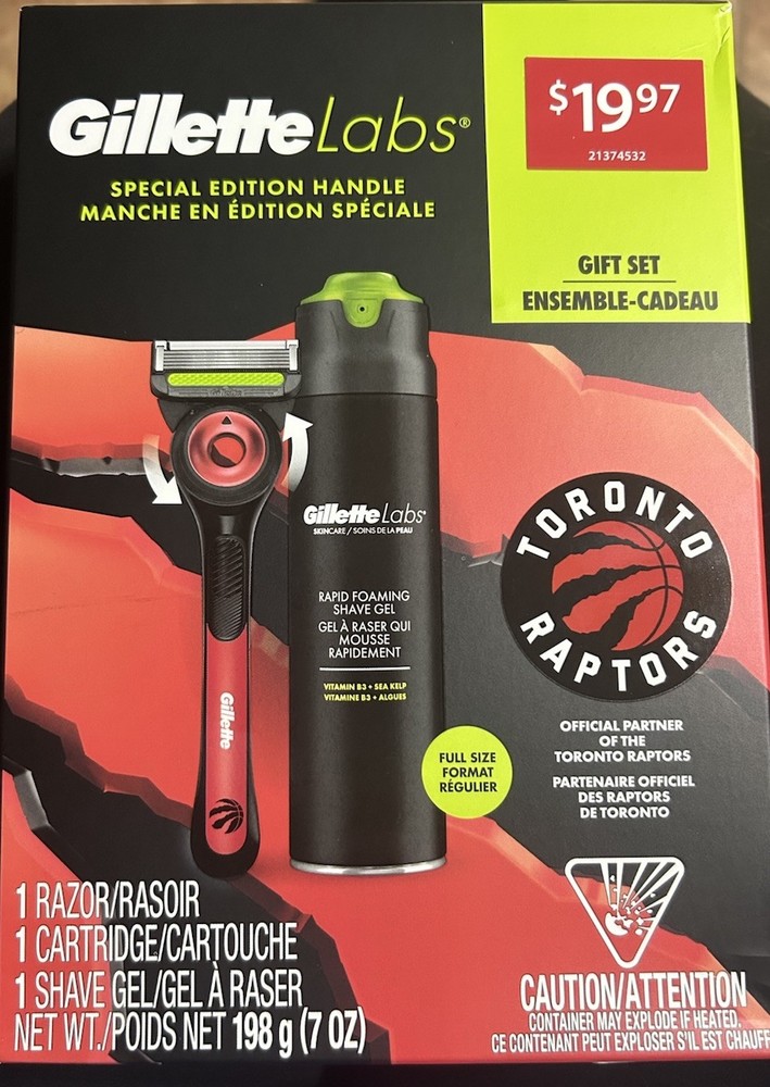 Gillette Labs Toronto Raptors Gift Set