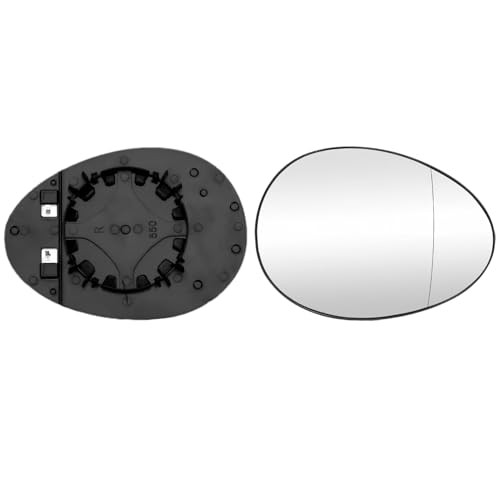 Right Passenger Side Wing Heated Rearview Mirror Glass Assembly Right Side