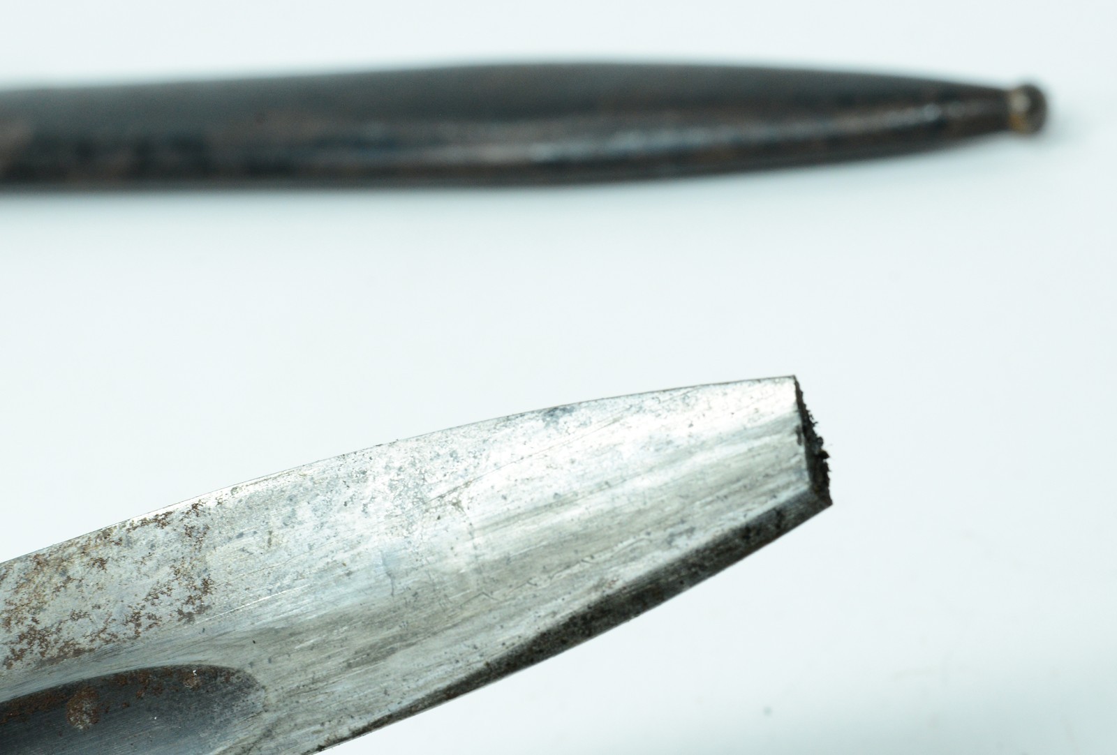 WWII 1942 German cul Ernst Pack K98 Rifle M1884/98 3rd Pattern Bayonet, Scabbard