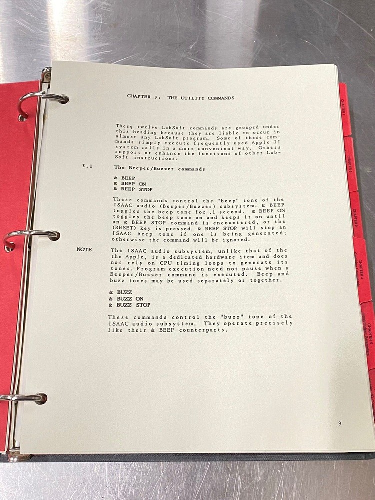 Cyborg Isaac Computerized Data Acquisition Control System - Users Guide / Manual