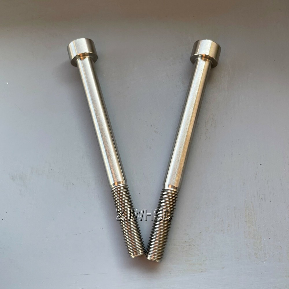 2pcs M7 x 80 mm Ti Titanium Screw Bolt Allen Hex Socket Cap Head