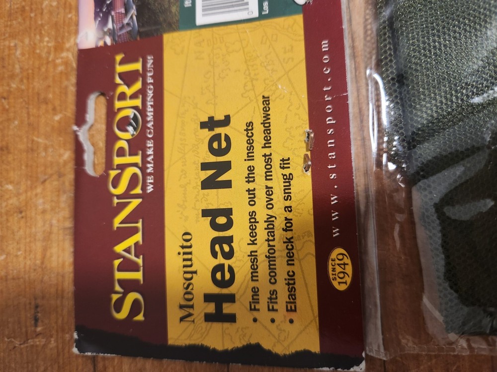 Stansport Mosquito Head Net & large Netting New In Package!