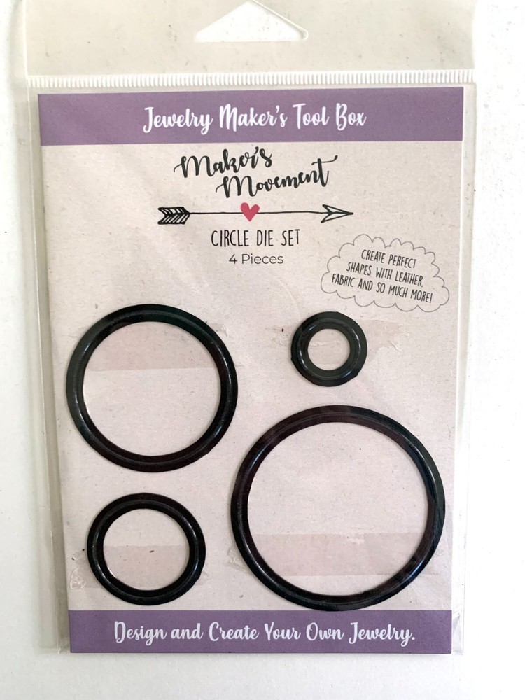 6 Pkgs Jewelry Maker's Tool Box Dies 6 Shapes Multiple Sizes per Shape