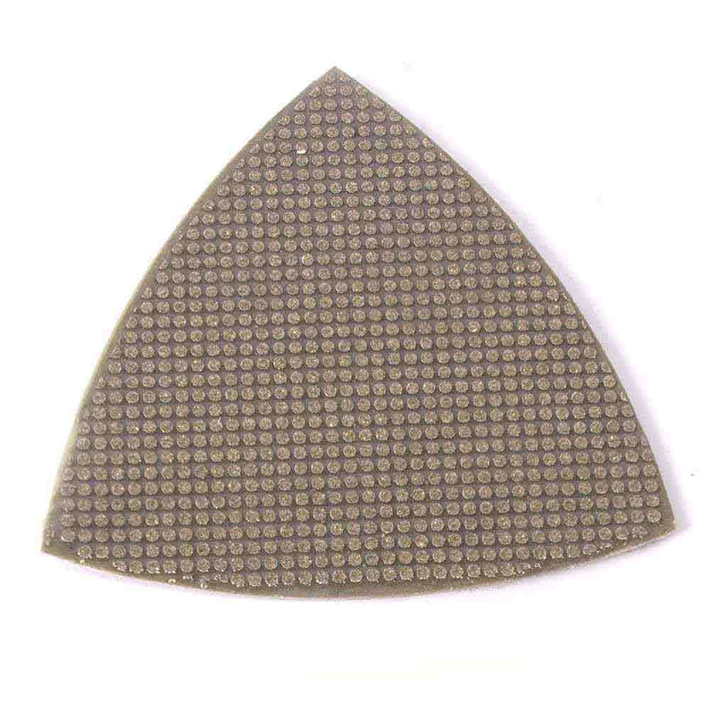 120 Grit Electroplated Diamond Triangular Polishing Pad For Oscillating Tools