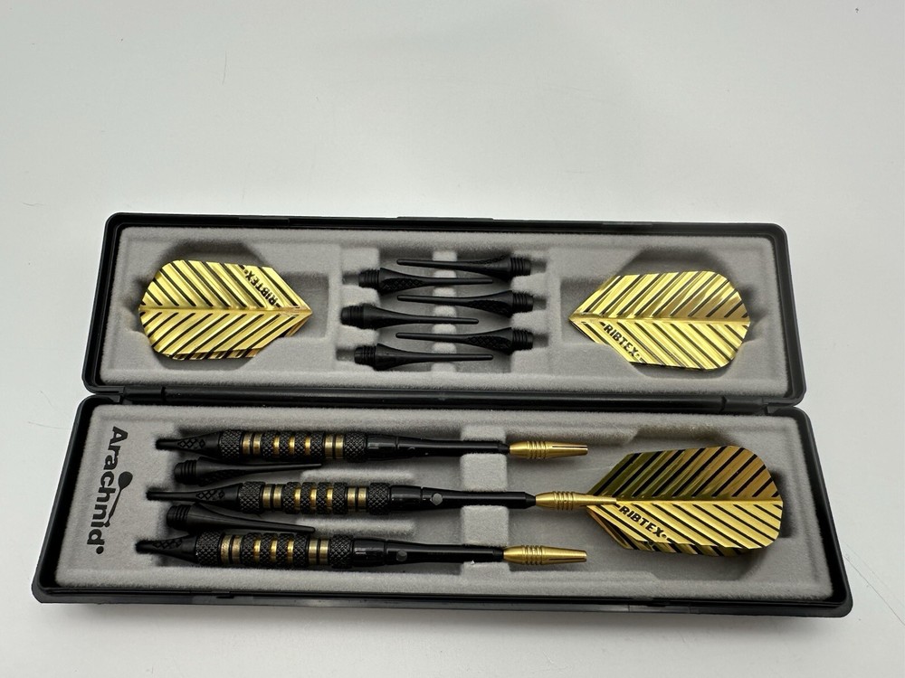 ARACHNID SOFT TIP DARTS  with Brass Collar, includes extra tips