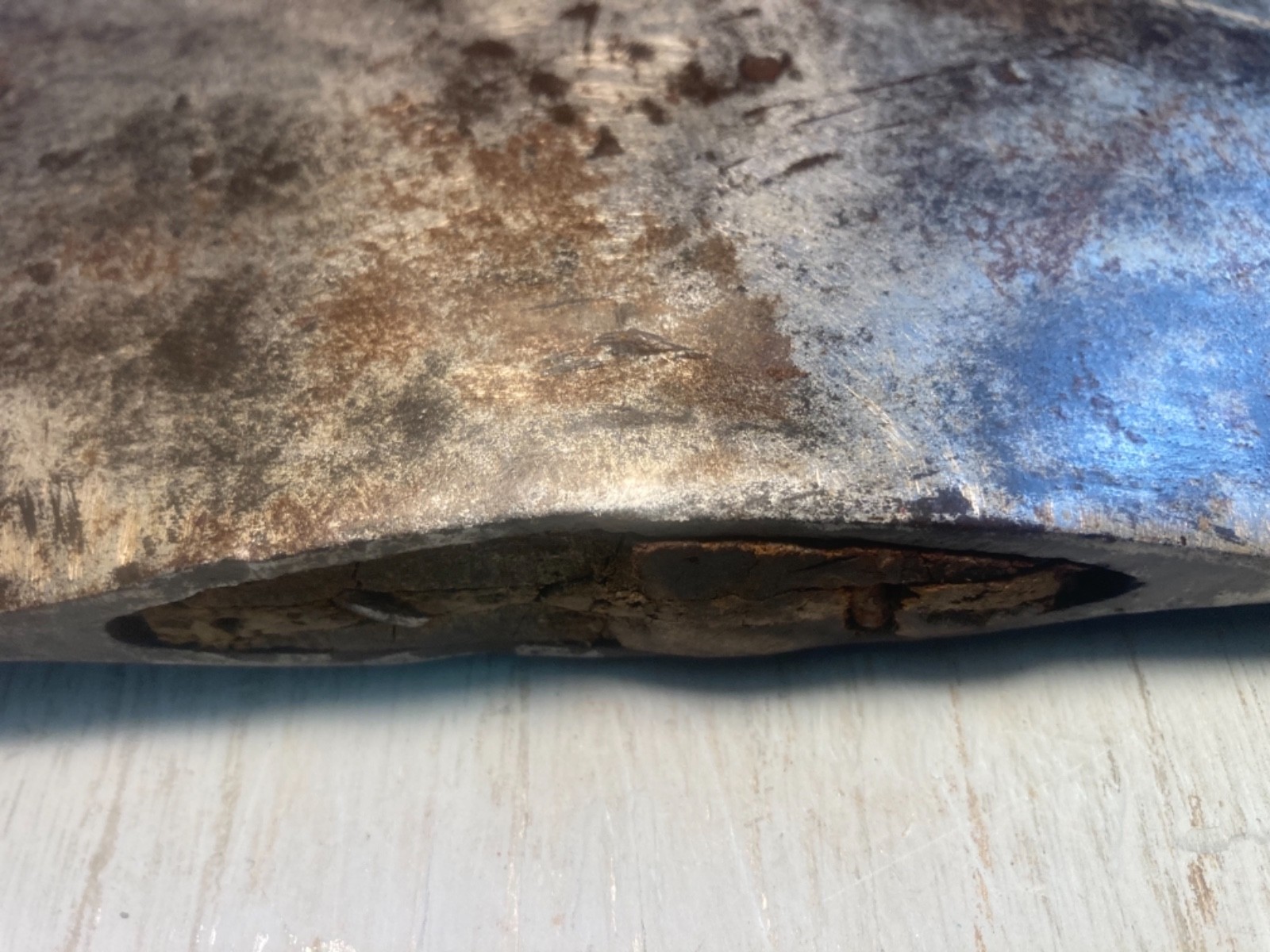 Antique True Temper Flint Edge Kelly Works Double Blade Axe 3.2 Head 34" Overall