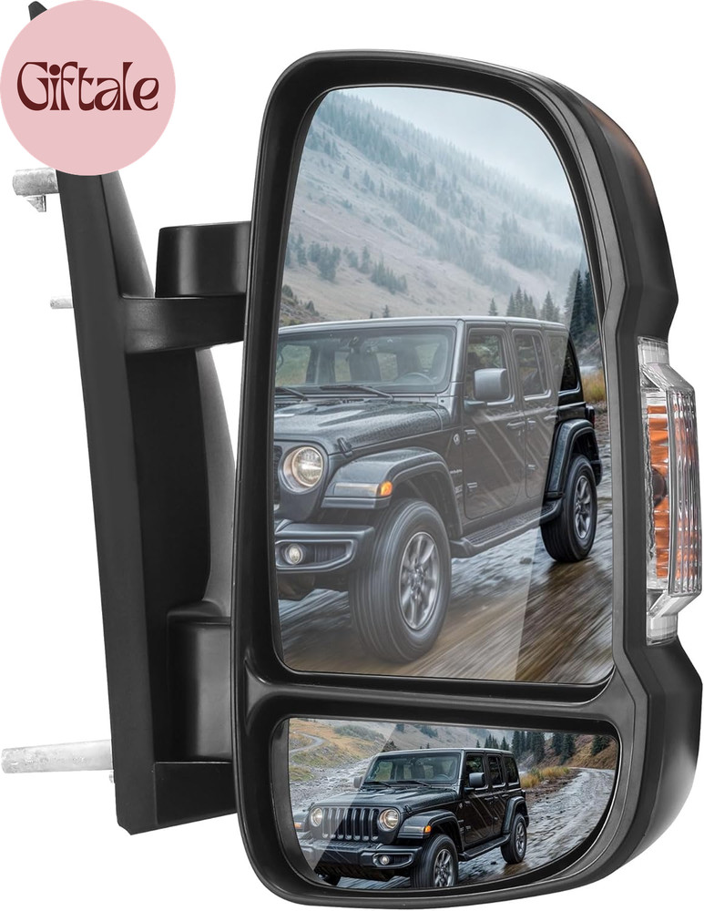Right Passenger Side Mirror Compatible with 2014 2015 2016 2017 Ram Promaster 15