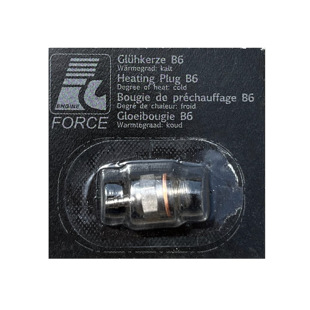 Glow Plug Black Series Nitro Engine No. 6 Cold FORCE Engine B6 Internal Combu...