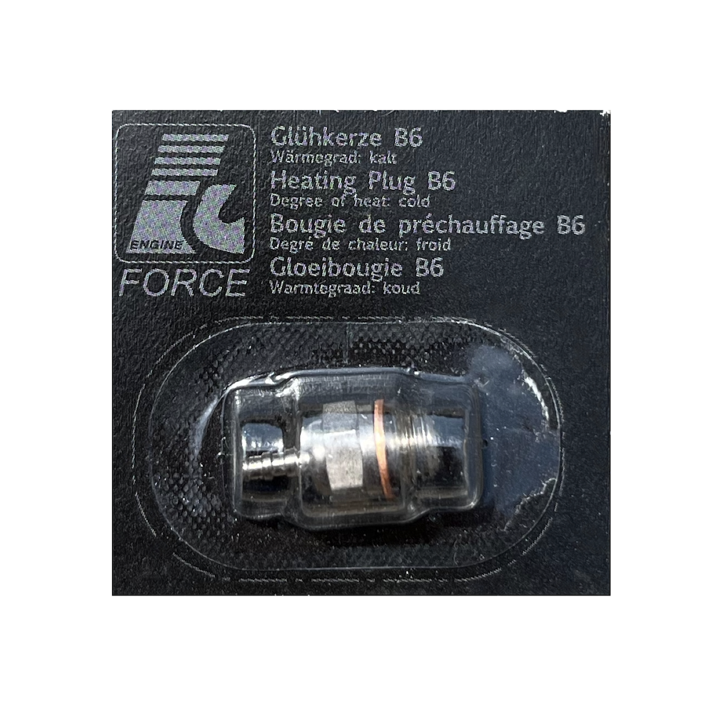 Glow Plug Black Series Nitro Engine No. 6 Cold FORCE Engine B6 Internal Combu...
