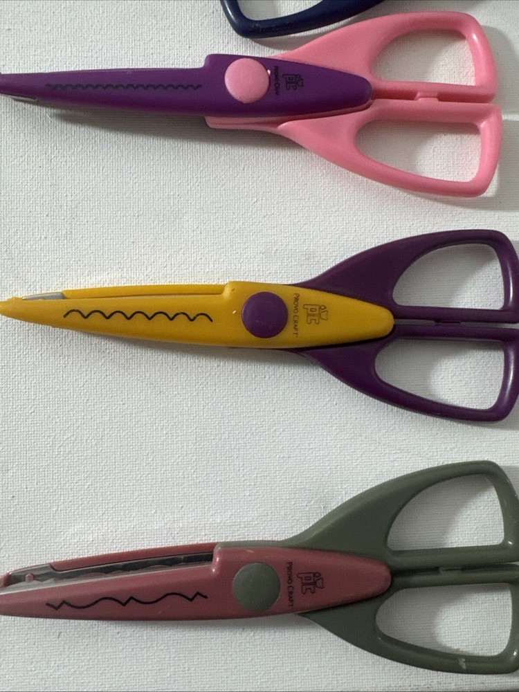 13 PROVO CRAFT PAPER SHAPERS DECOR SCISSORS NUMBERED
