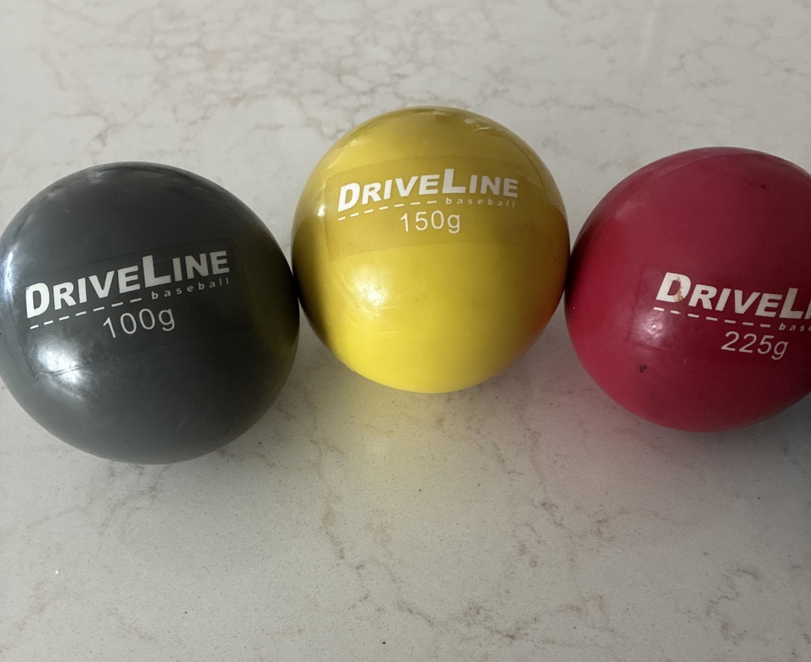 Driveline Weighted Plyo Balls Set—2000g, 450g, 225g, 150g, 100g