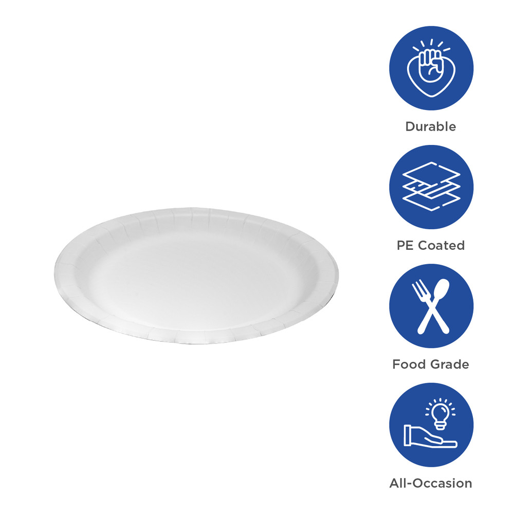 Karat 8.5" Paper Plate - 200 pcs