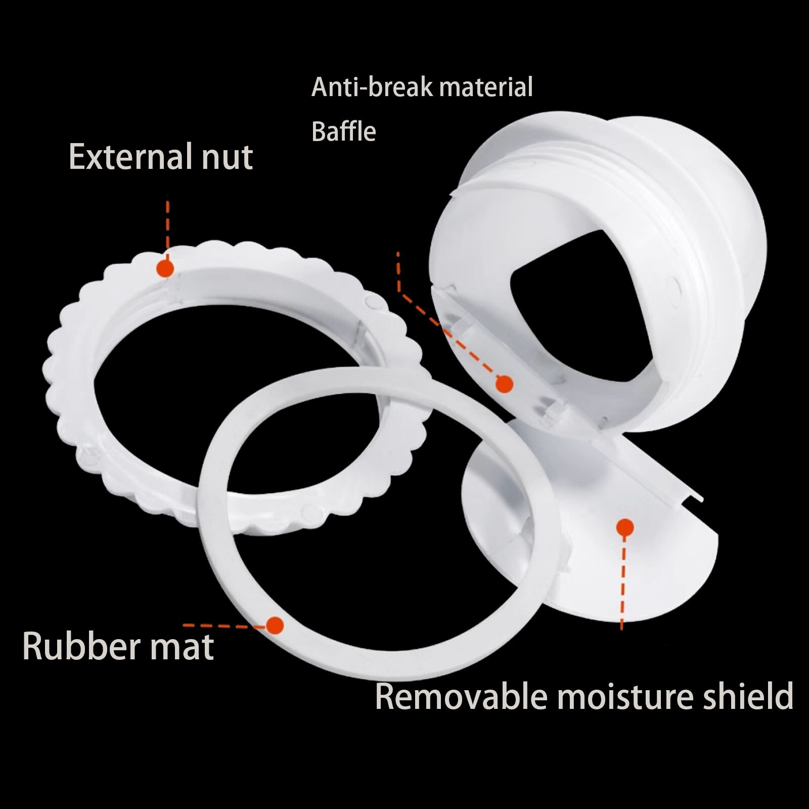 4pcs Chicken feeder Automatic Feeders No Waste port for feeding