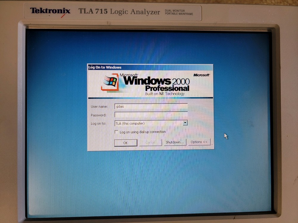 Tektronix TLA715 Logic Analyzer With 7N3 Module
