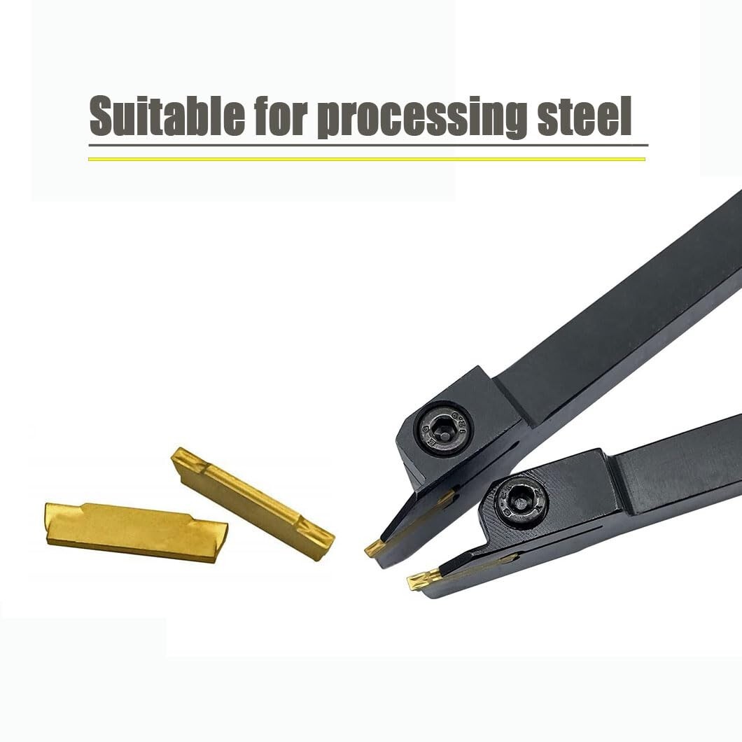 MGEHR1010-2 CNC Lathe Turning Tool Holder + MGMN200-G Grooving Cut Off Insert