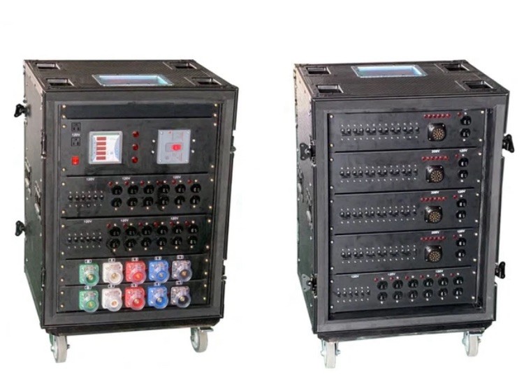 400A Edison Power Rack Socapex Edison Distribution Box for Stage Lighting