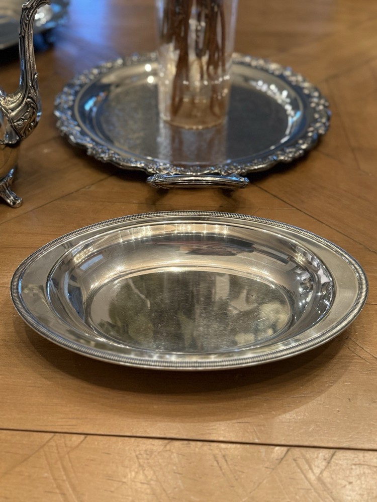 Oneida Silverplate Oval Platter Antique