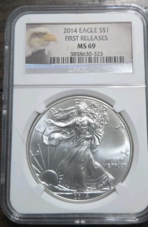2014 American Silver Eagle MS-69 NGC