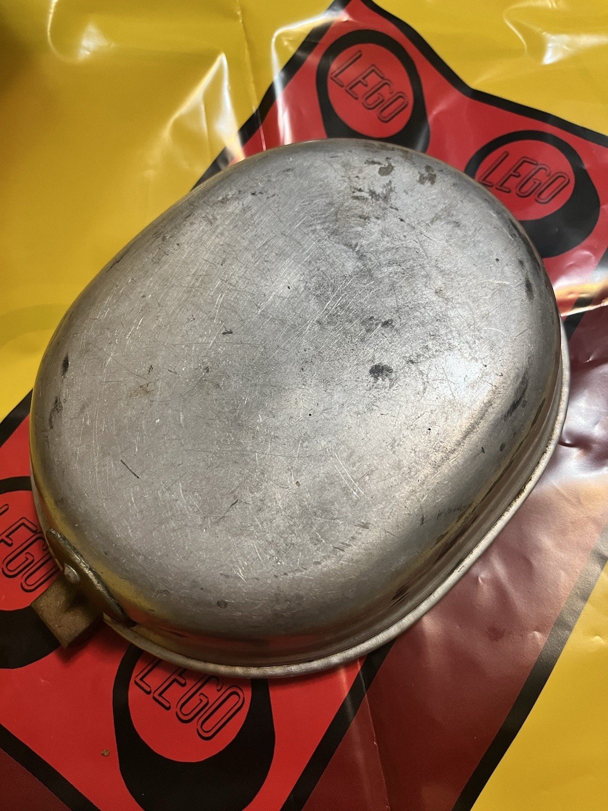 1918 Vintage U. S. Military WW1 Field Mess Kit-Bowl/Frying Pan w/Lid