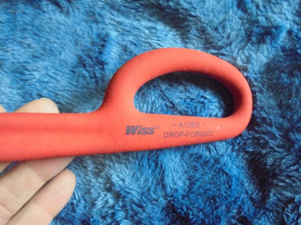 10" Wiss A10BS Drop-Forged Red Scissors