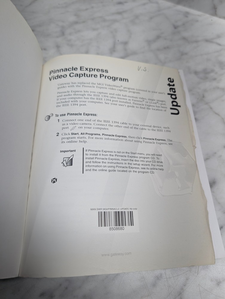 Your Gateway Computer A User's Guide Instruction Manual Booklet