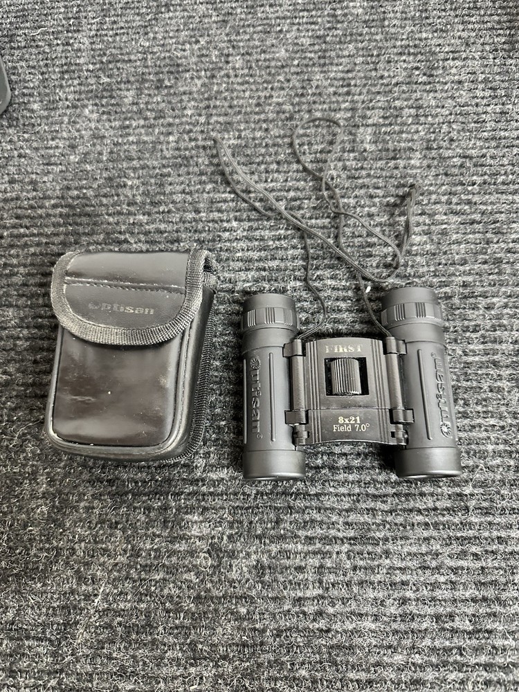 Optisan Binoculars Field 8x21 First 7.0° Black With Case