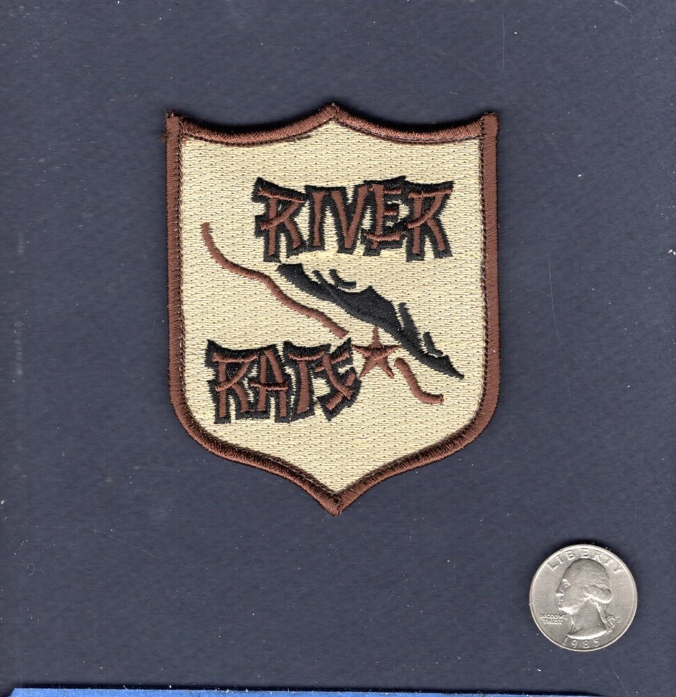 RIVER RATS USAF US Navy Fighter Squadron Patch +V