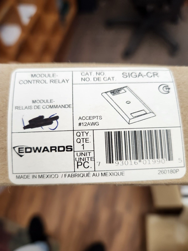 EDWARDS SIGA-CR CONTROL RELAY MODULE