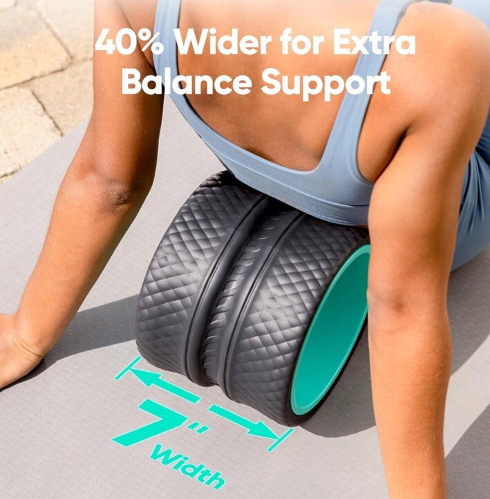 FitBeast Back Roller - 9" Blue