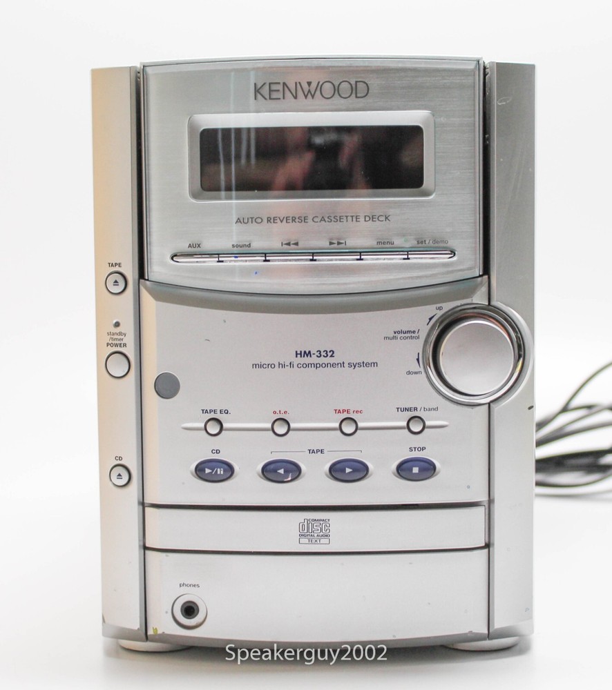 Kenwood HM-332 Mini Component System & Speakers -- KT