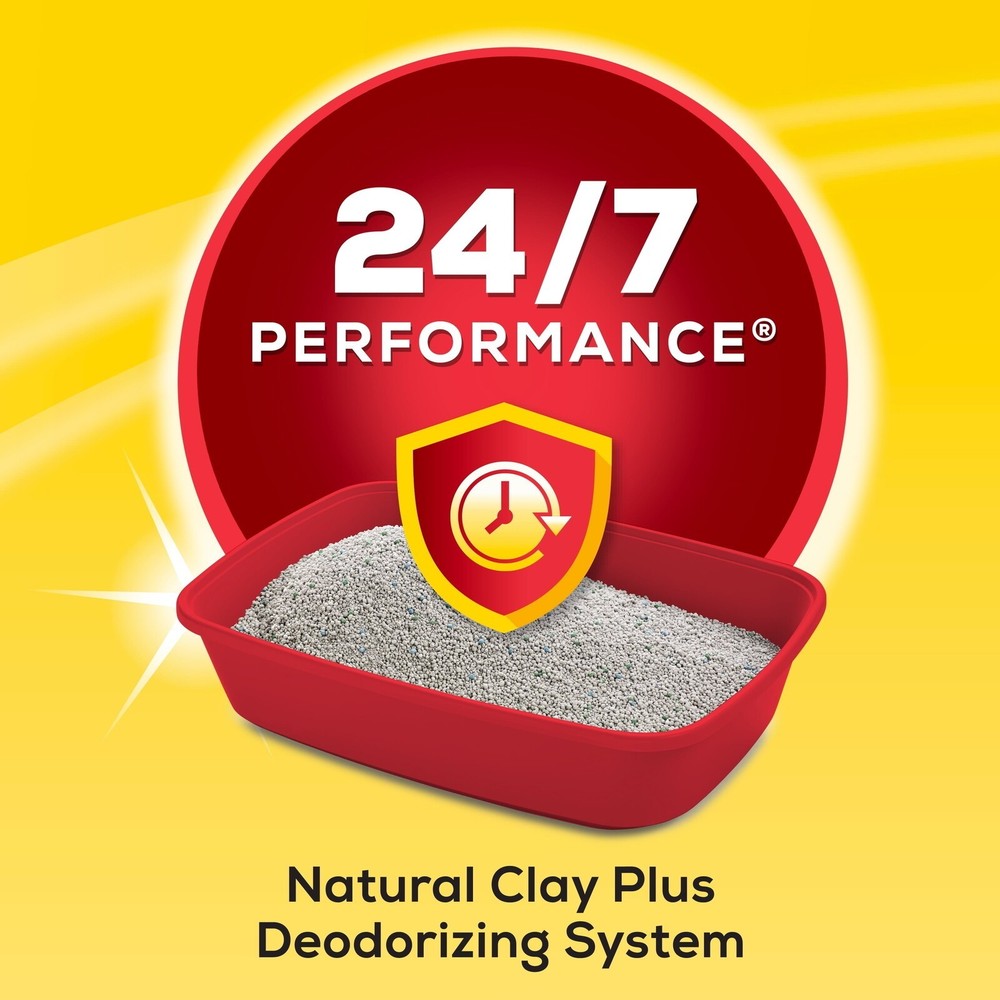 Multi-Cat Clumping Kitty Litter, 24/7 Performance Deodorizing, 35 lb Pail