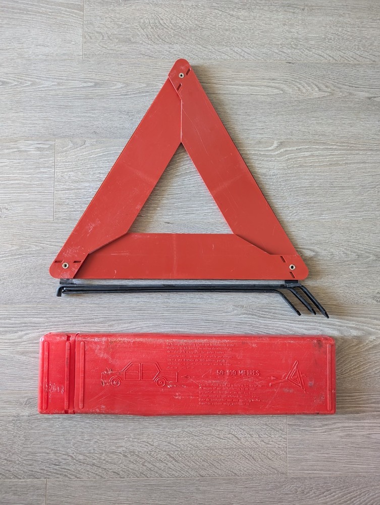 Plastar Large Warning Triangle Folding Reflective Car Breakdown Emergency Hazard