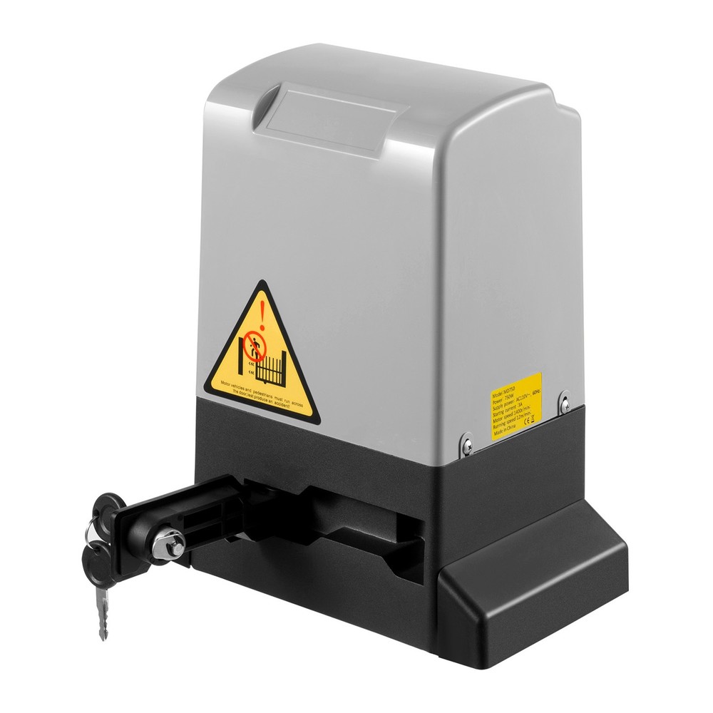 1800KG Automatic Sliding Gate Opener Rack Driven with 2 Remotes & Complete Kit