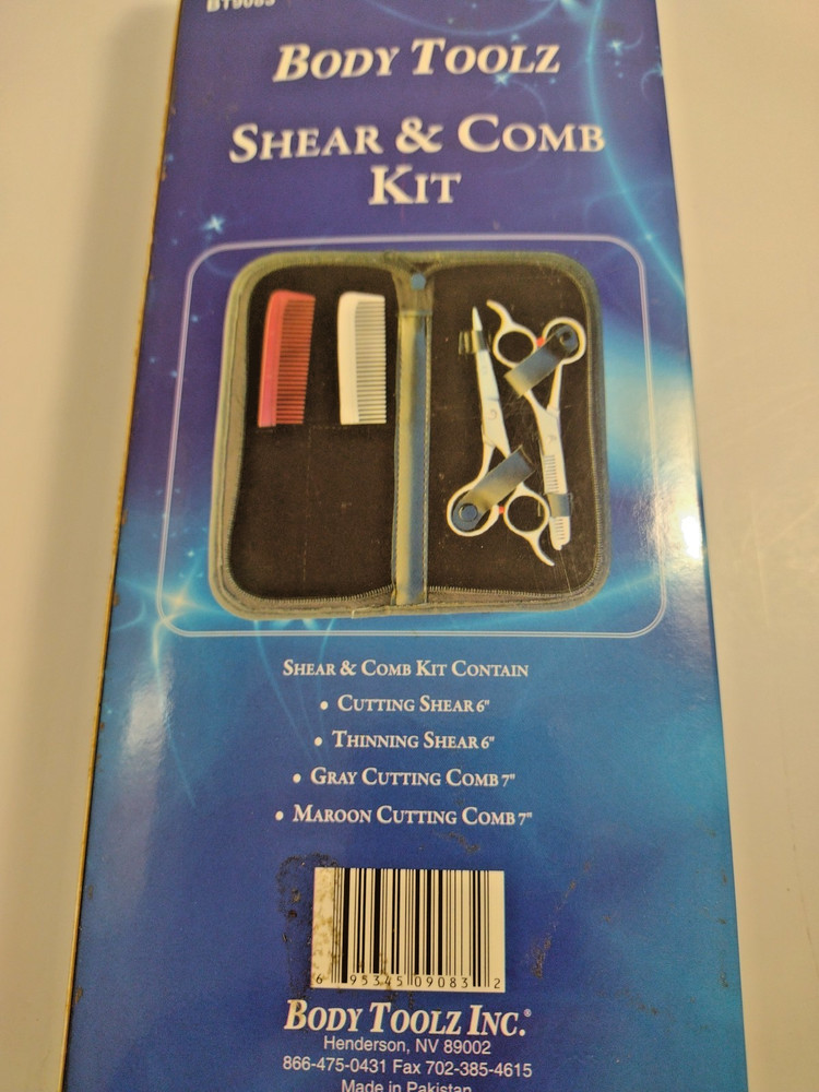Body Tools Shears & Comb with Carrying Case