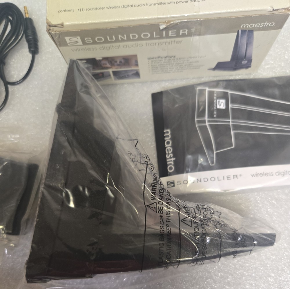 Never used MAESTRO Audio Soundolier Wireless Audio Transmitter FREE SHIPPING
